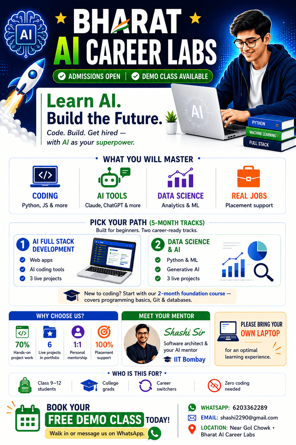 Bharat AI Career Labs course poster